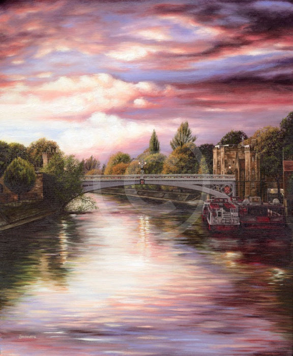 Autumn Twilight, Lendal Bridge by Mark Braithwaite