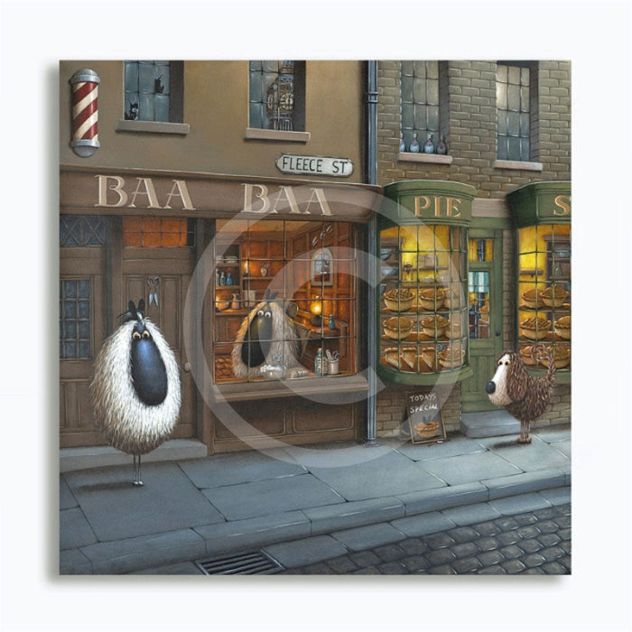 Baa Baa of Fleece Street, by Simon Clarke CANVAS