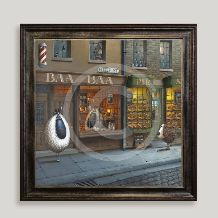 Baa Baa of Fleece Street, by Simon Clarke FRAMED