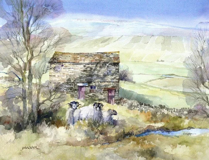 Barn at Bainbridge  by John Sibson