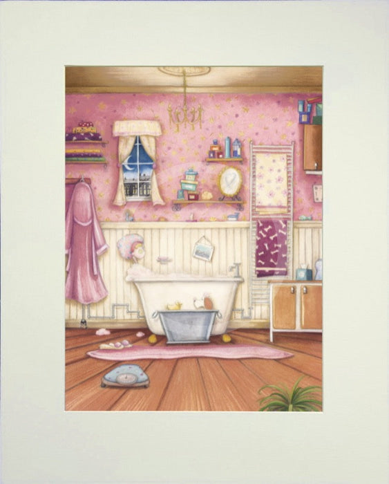 Bathtime Limited Edition Print by Dotty Earl