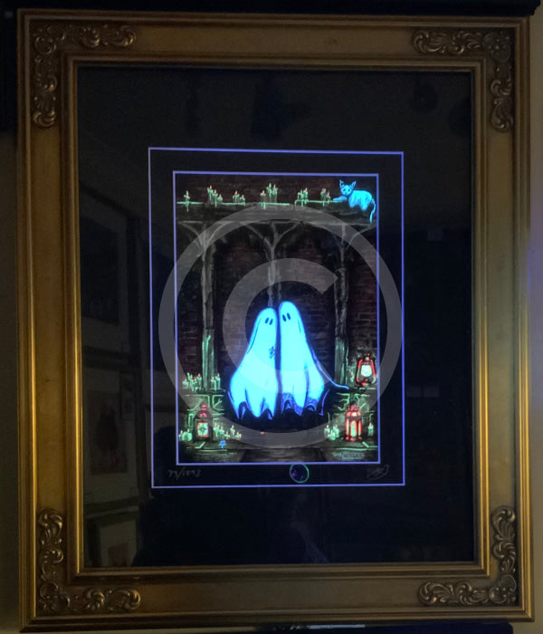 A Forbidden Love Ghostly Light Framed Gold