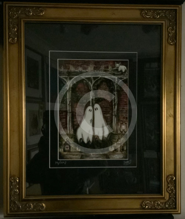 A Forbidden Love Ghostly Light Framed Gold