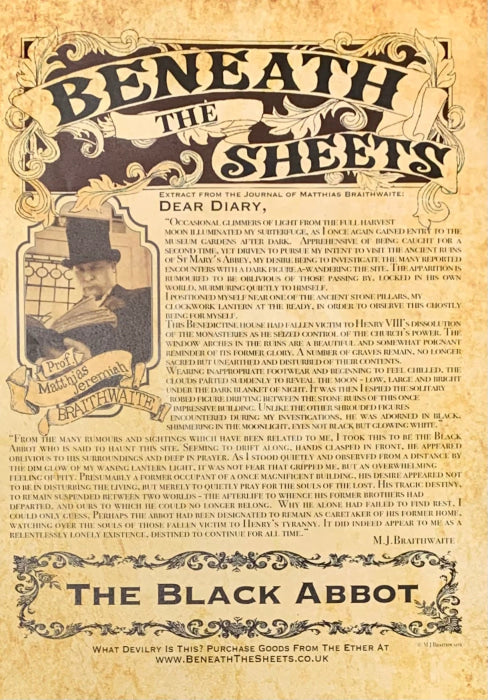 Beneath the Sheets; The Black Abbot - The Professor's Diary