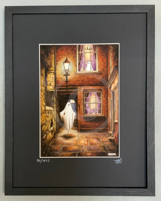 Beneath The Sheets; The Moonlight Visitor - Enchanted Limited Edition; Ghostly Lights Framed Small