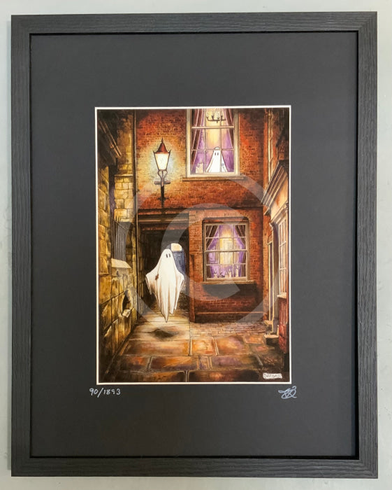 Beneath The Sheets; The Moonlight Visitor - Enchanted Limited Edition; Ghostly Lights Framed Small