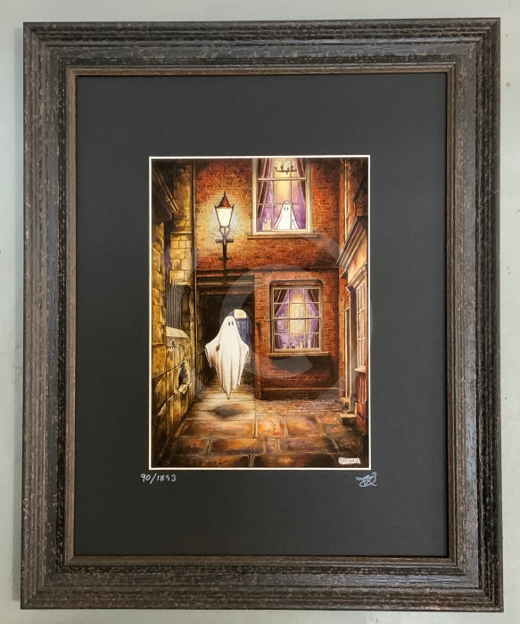 Beneath The Sheets; The Moonlight Visitor - Enchanted Limited Edition; Ghostly Lights Framed Wide