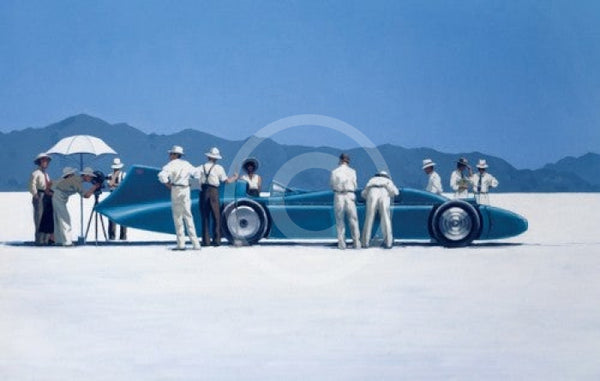 Bluebird At Bonneville By Jack Vettriano