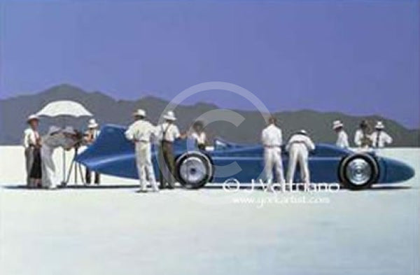 Bluebird at Bonneville by Jack Vettriano