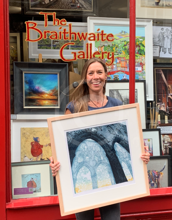 Artist Anna Matyus at The Braithwaite Gallery