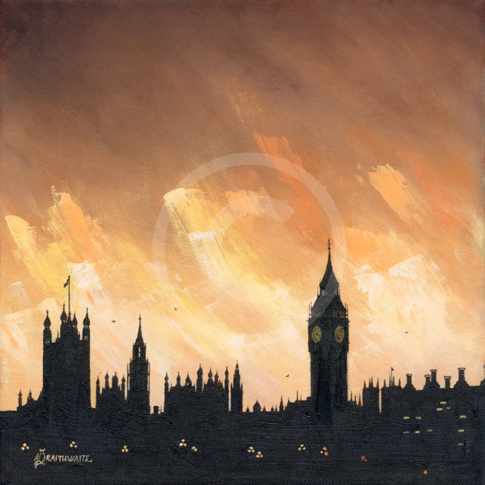 Coffee & Cream Skies, Westminster, London by Mark Braithwaite