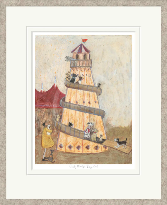 Curly Wurly’s Day Out Limited Edition By Sam Toft Framed In Publishers Frame Limited Edition Print