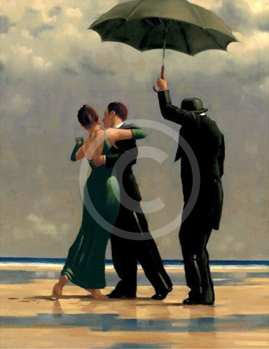 Dancer in Emerald by Jack Vettriano