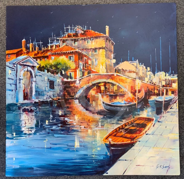 Venice  (24x24”) ORIGINAL PAINTING by Gary Sams - unframed