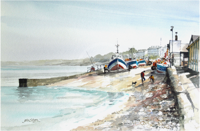 Filey, Cobble Landing, Boat Ramp by John Sibson