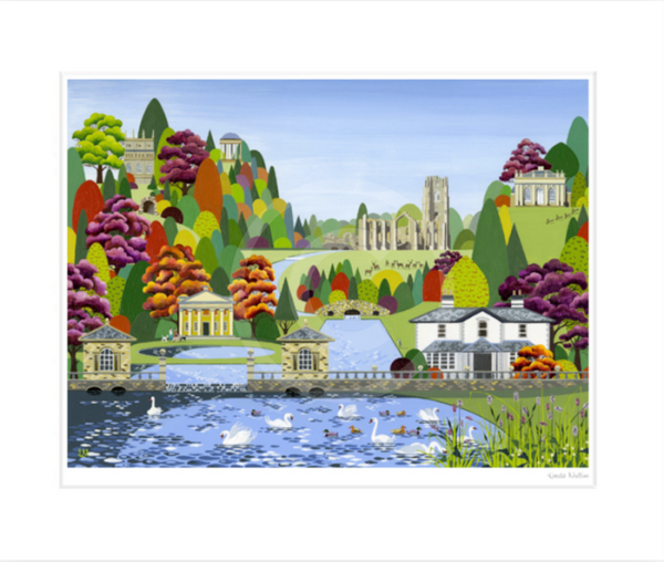 Fountains Abbey by Linda Mellin