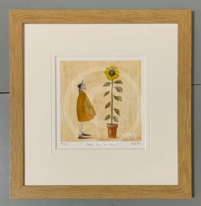 Good Day Sunshine Limited Edition By Sam Toft Framed In 281 Oak (B)