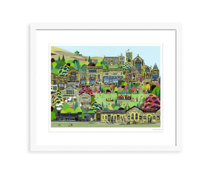 Haworth, by Linda Mellin - framed