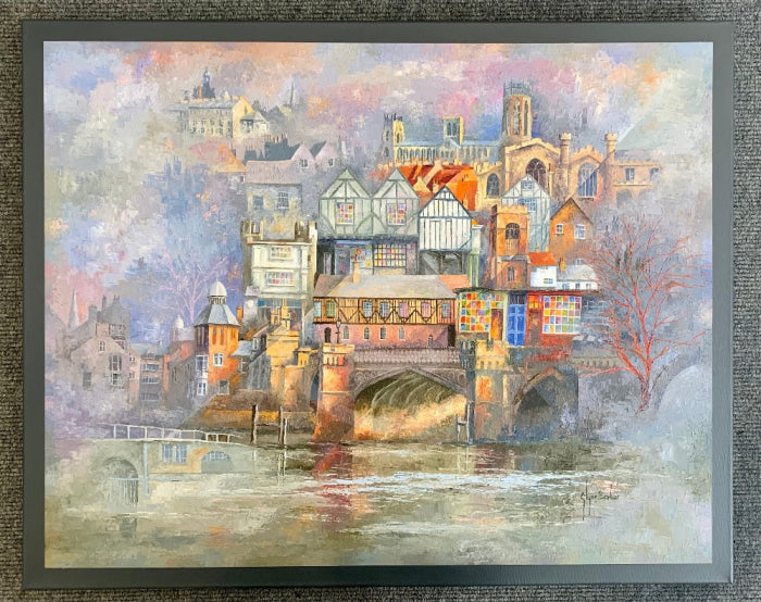 Merchant Adventurers’ Hall, York - ORIGINAL Oil on Canvas by Glynn Barker