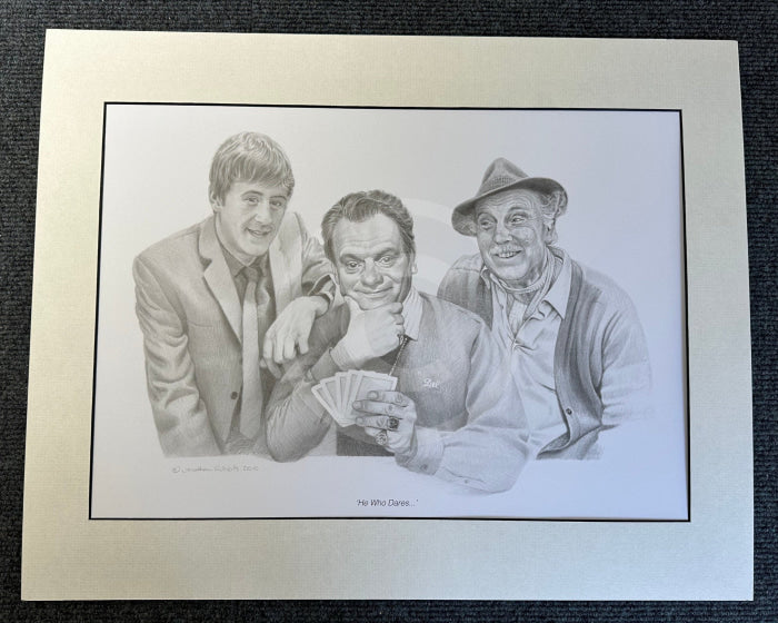 He Who Dares (Only Fools and Horses) by Jonathan Roberts Black Core Mount