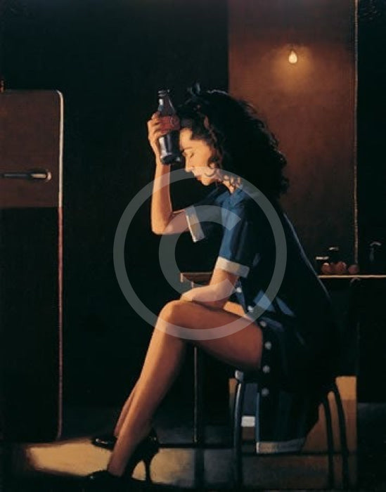 Heatwave By Jack Vettriano Mounted Miniature