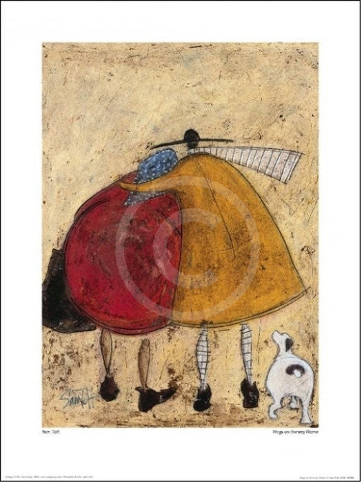 Hugs On The Way Home by Sam Toft