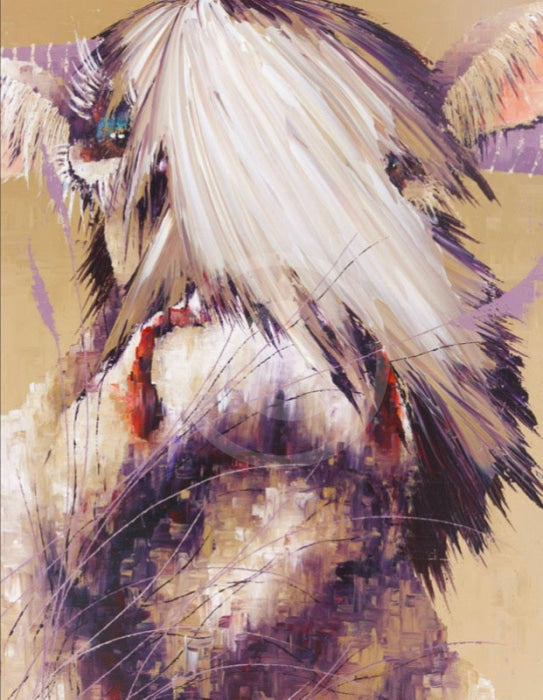 I See Moo, Cow Print by Amanda Stratford 