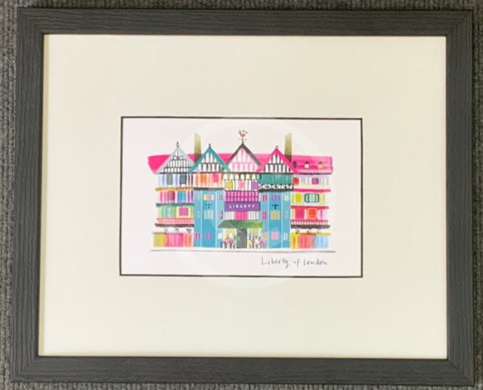 London: Liberty of London print by Ilona Drew