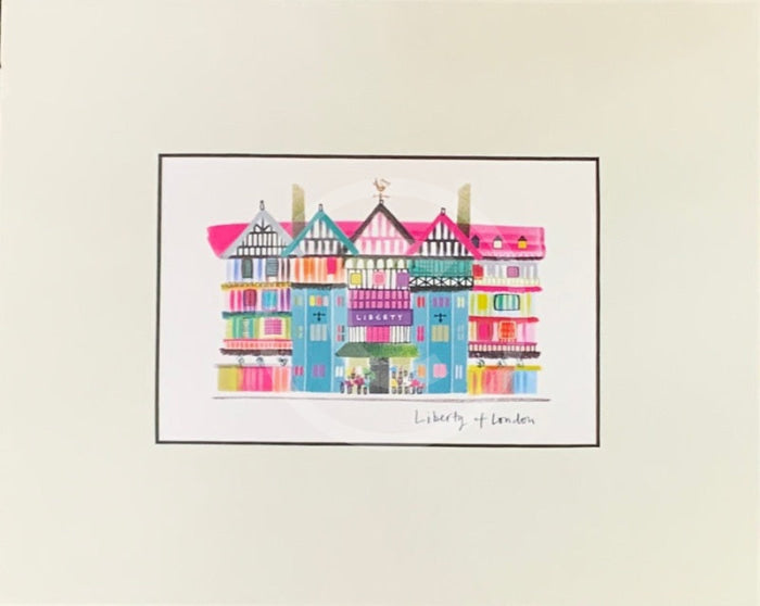 London: Liberty of London Print by Ilona Drew