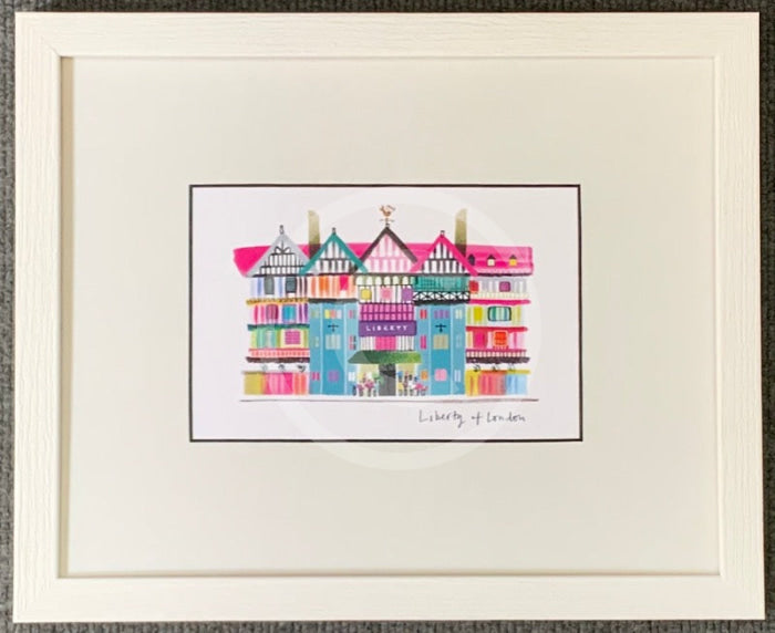 London: Liberty of London Print by Ilona Drew