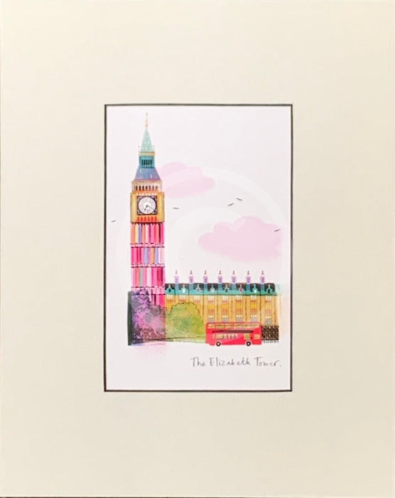 The Elizabeth Tower Print by Ilona Drew 