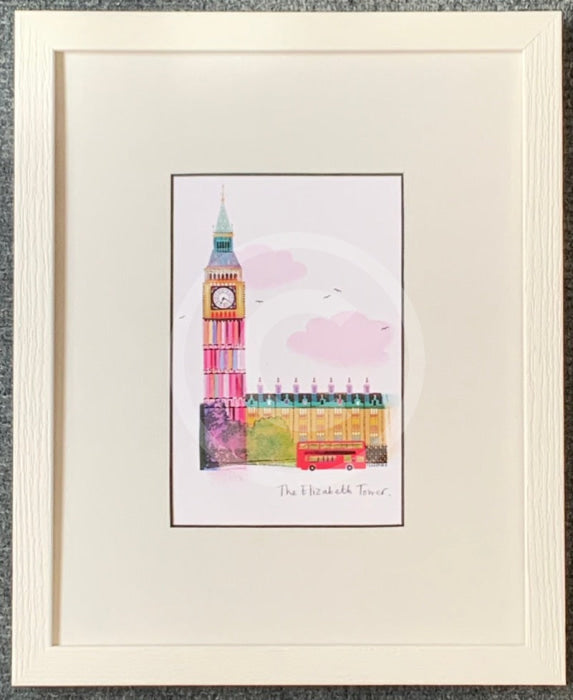 The Elizabeth Tower Print by Ilona Drew 