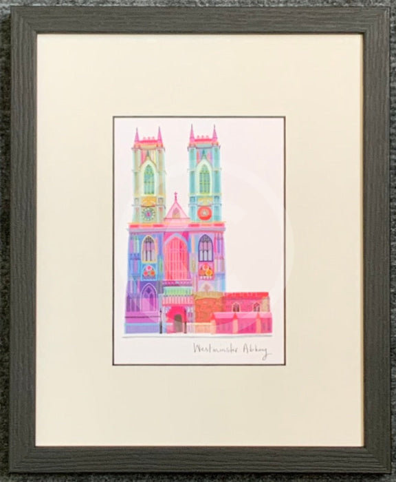 Westminster Abbey London Print by Ilona Drew