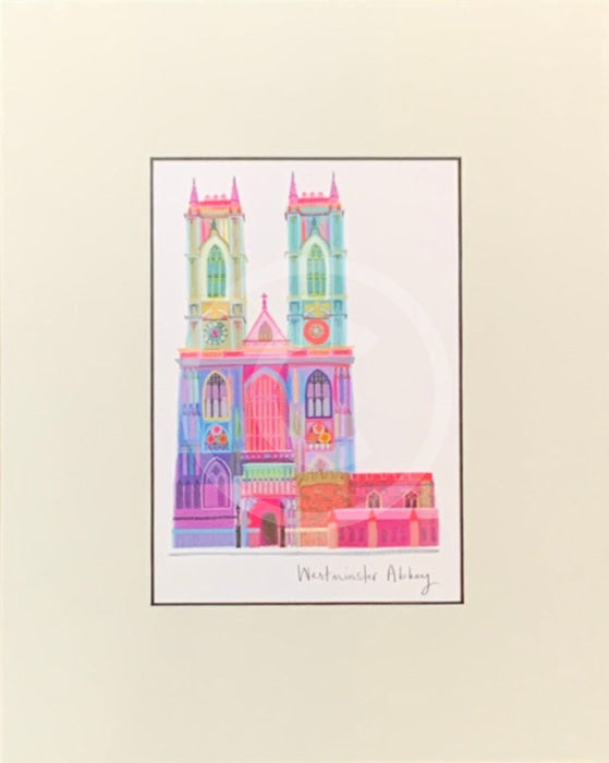 Westminster Abbey London Print by Ilona Drew