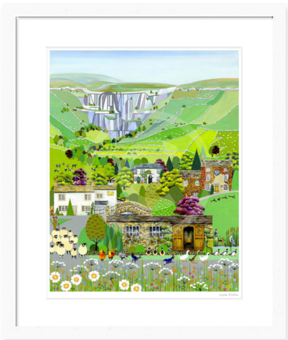 Malham by Linda Mellin Framed