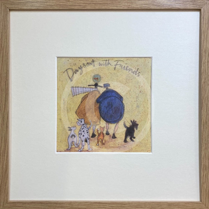 Days Out With Friends by Sam Toft, framed