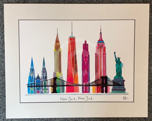 New York, New York (Giclée) by Ilona Drew