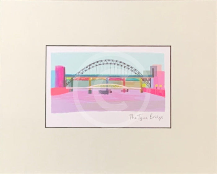 The Tyne Bridge Print by Ilona Drew 