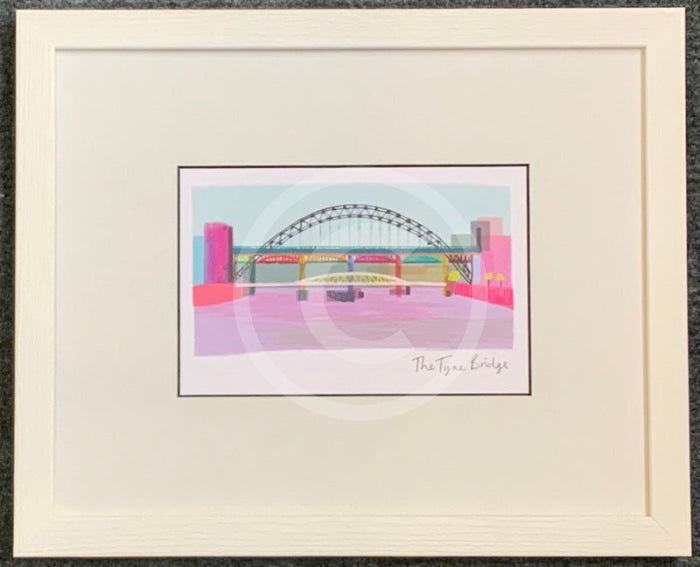 The Tyne Bridge Print by Ilona Drew 