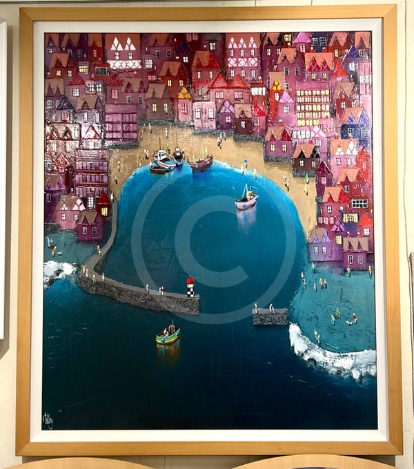 Original Bill Tolley Painting Colours of the Coast Secondary Market (Ac) Original Artwork