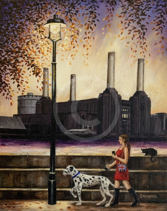 City Stroll- London- Original Oil Painting by Mark Braithwaite