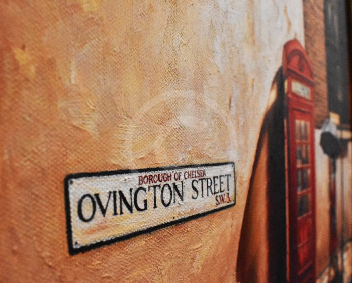 ORIGINAL Lost Connection, Chelsea Pensioners - Oil Painting by Mark Braithwaite