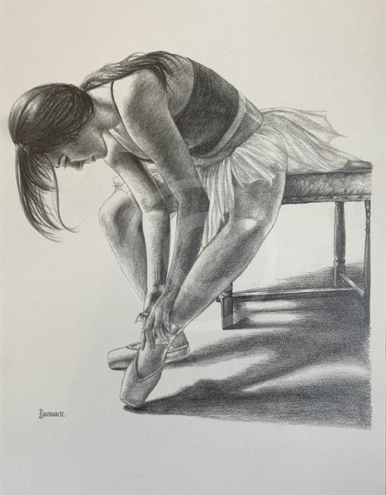 Rehearsal Study  I- Original Drawing by Mark Braithwaite