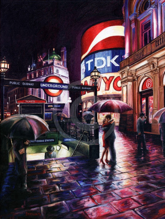 Piccadilly Kiss By Mark Braithwaite -240 X 300Mm