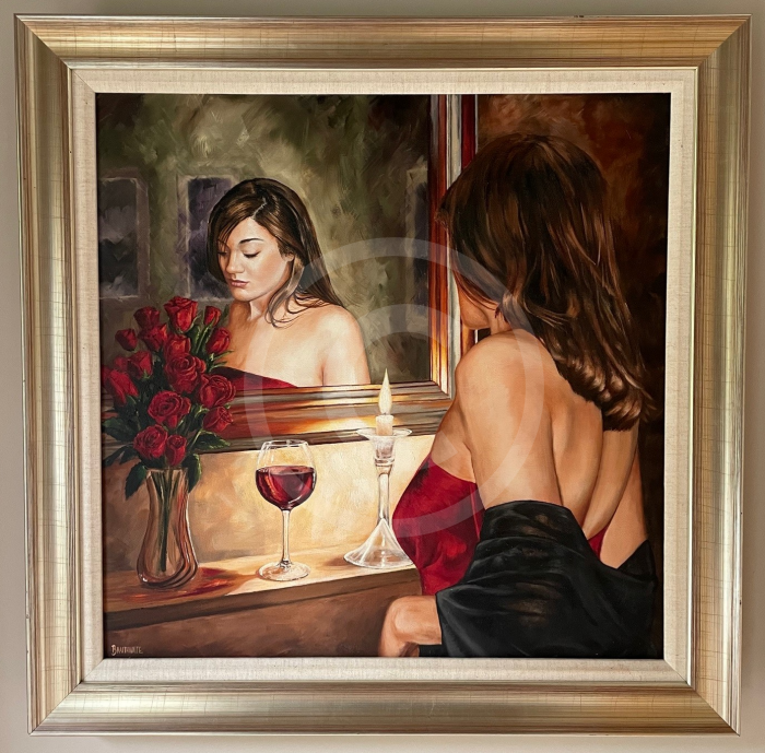 Reflections Original Oil By Mark Braithwaite Secondary Market