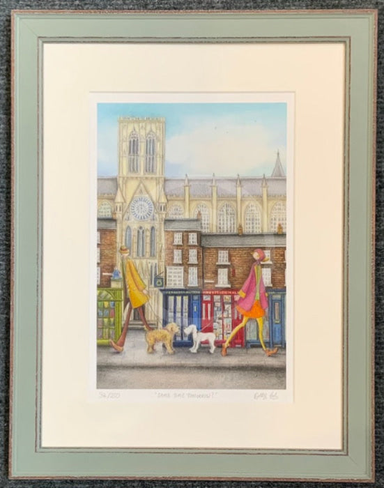 Same Time Tomorrow FRAMED Limited Edition by Dotty Earl- Print of York