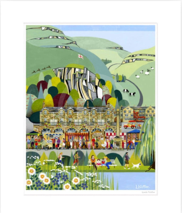 Settle by Linda Mellin, Print of Settle, Yorkshire