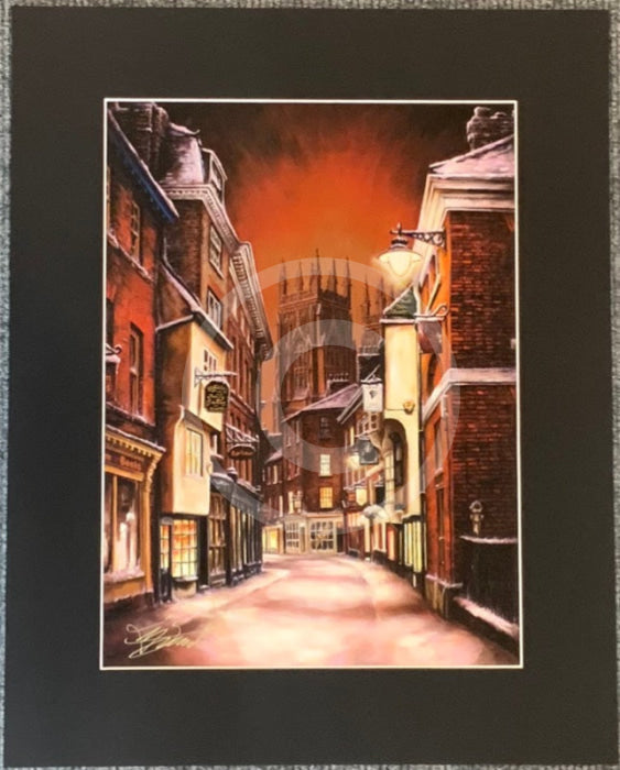 Silent Night, Low Petergate by Mark Braithwaite