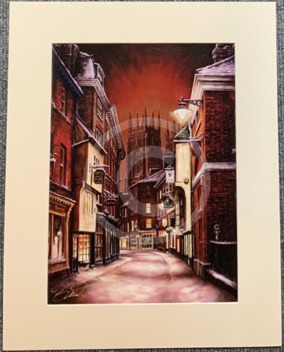 Silent Night, Low Petergate by Mark Braithwaite