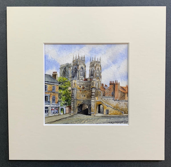 York Minster & Bootham Bar - Natalja Olejnicka ORIGINAL WATERCOLOUR